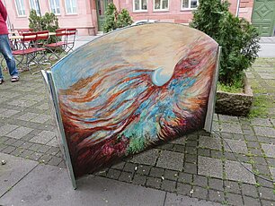 Kunstbank Restaurant Toucy Rückseite