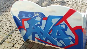 Kunstbank historischer Marktplatz Rückseite